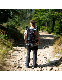 TREKKINGRUCKSACK SCHWARZ NORTHLAKE 30L+10 NILS CAMP 2