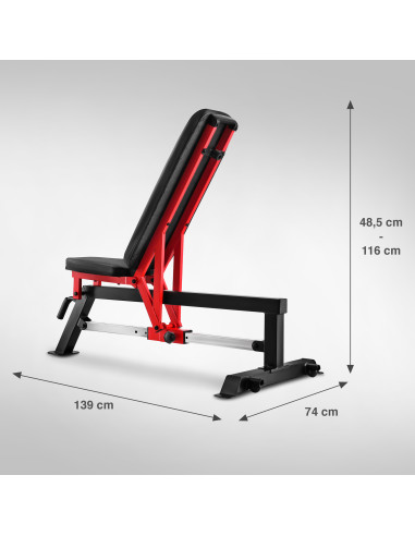 VERSTELLBARE HANTELBANK SEMI COMMERCIAL HMS