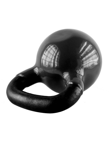 BLACK KETTLEBELL AUS GUSSEISEN MIT VINYLBESCHICHTUNG HMS