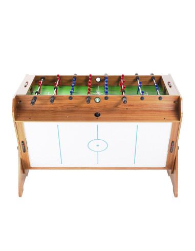 SET SPIELTISCH 3-IN-1 BILLARD, TISCHFUßBALL, AIR-HOCKEY NILS FUN