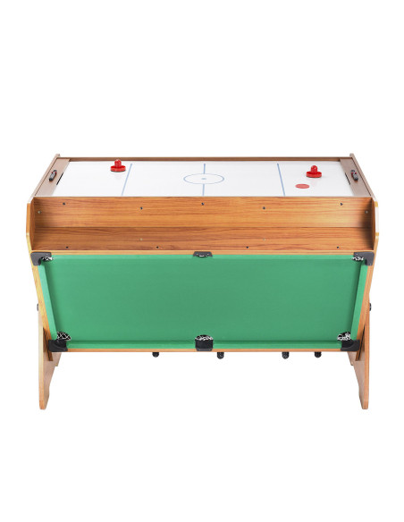 SET SPIELTISCH 3-IN-1 BILLARD, TISCHFUßBALL, AIR-HOCKEY NILS FUN