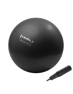 65CM BLACK ANTI-BURST GYMNASTIKBALL HMS