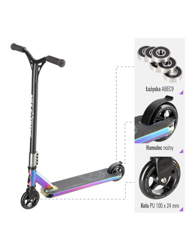 NEON STUNT-ROLLER NILS EXTREME