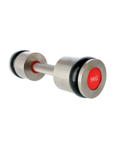 2 x 9 KG VERCHROMTE KURZHANTELN HMS PREMIUM