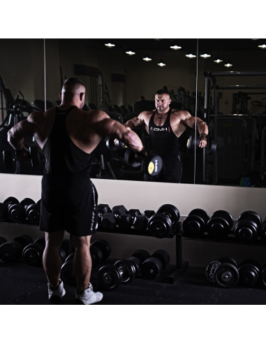 PRO 2 KG RUNDHANTEL MIT GUMMIUMMANTELUNG HMS