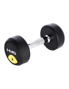 PRO 4 KG RUNDHANTEL MIT GUMMIUMMANTELUNG HMS