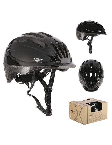 SCHWARZ GRÖßE S (48-52CM) KINDERHELM NILS EXTREME
