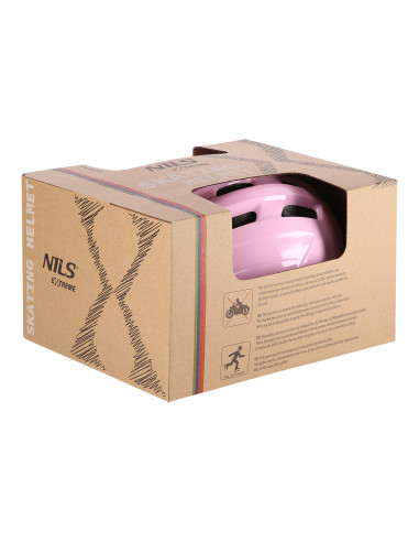 ROSA GRÖßE S (48-52CM) KINDERHELM NILS EXTREME