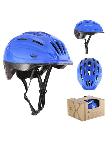BLAU GRÖßE S (48-52CM) KINDERHELM NILS EXTREME