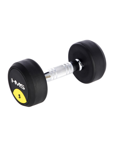 PRO 5 KG RUNDHANTEL MIT GUMMIUMMANTELUNG HMS