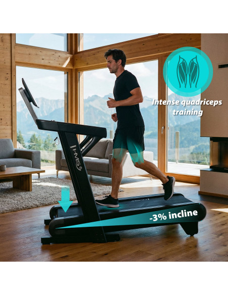 HEIMLAUFBAND MIT STEIGUNGS- UND GEFÄLLEFUNKTION HMS