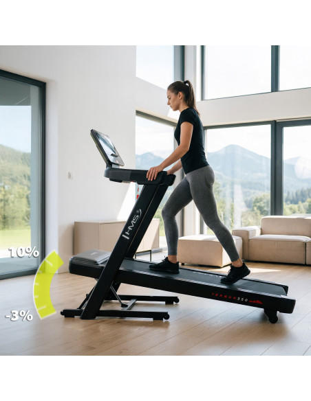 HEIMLAUFBAND MIT STEIGUNGS- UND GEFÄLLEFUNKTION HMS