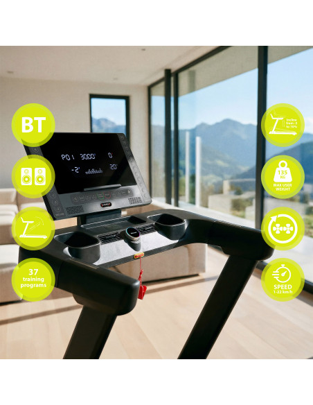 HEIMLAUFBAND MIT STEIGUNGS- UND GEFÄLLEFUNKTION HMS