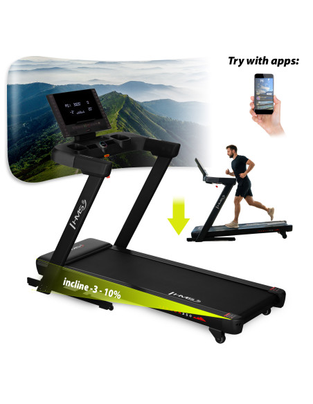 HEIMLAUFBAND MIT STEIGUNGS- UND GEFÄLLEFUNKTION HMS