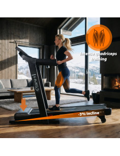 HEIMLAUFBAND MIT STEIGUNGS- UND GEFÄLLEFUNKTION HMS