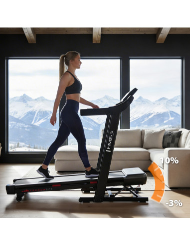 HEIMLAUFBAND MIT STEIGUNGS- UND GEFÄLLEFUNKTION HMS