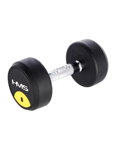 PRO 8 KG RUNDHANTEL MIT GUMMIUMMANTELUNG HMS