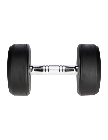 PRO 12 KG RUNDHANTEL MIT GUMMIUMMANTELUNG HMS