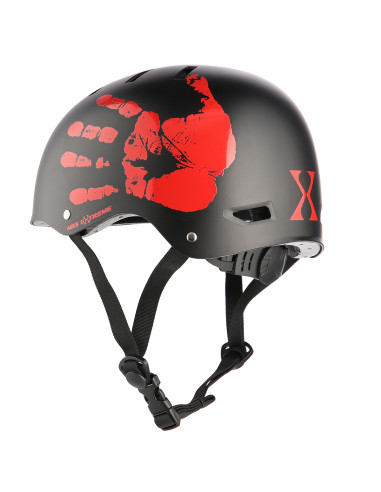 SCHWARZ GRÖßE M (55-58 cm) HELM NILS EXTREME