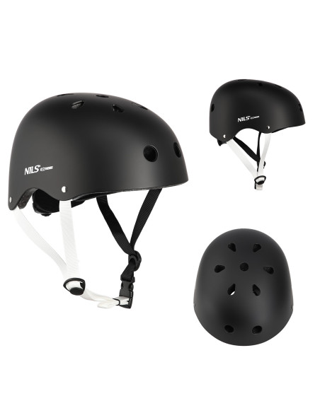 SCHWARZ GRÖßE L (58-61CM) HELM NILS EXTREME