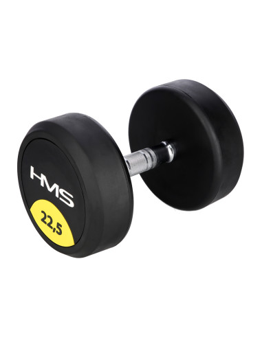 PRO 22.5 KG RUNDHANTEL MIT GUMMIUMMANTELUNG HMS