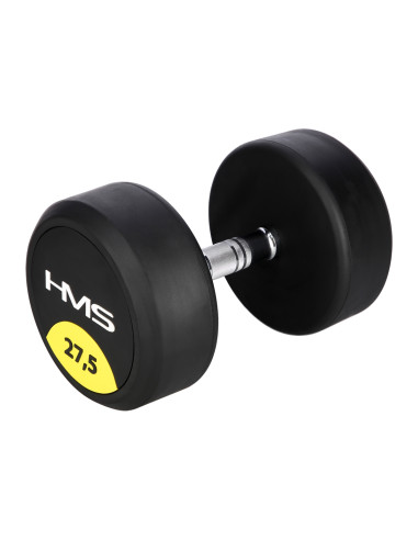 PRO 27.5 KG RUNDHANTEL MIT GUMMIUMMANTELUNG HMS