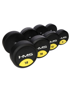 PRO 30 KG RUNDHANTEL MIT GUMMIUMMANTELUNG HMS 2