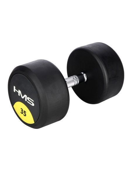 PRO 35 KG RUNDHANTEL MIT GUMMIUMMANTELUNG HMS