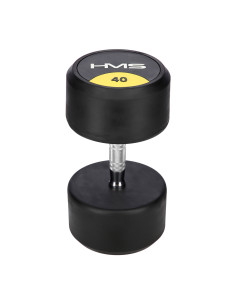 PRO 40 KG RUNDHANTEL MIT GUMMIUMMANTELUNG HMS 2