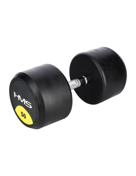 PRO 50 KG RUNDHANTEL MIT GUMMIUMMANTELUNG HMS