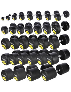 PRO 60 KG RUNDHANTEL MIT GUMMIUMMANTELUNG HMS 2