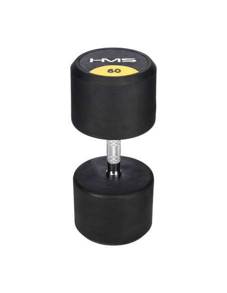 PRO 60 KG RUNDHANTEL MIT GUMMIUMMANTELUNG HMS
