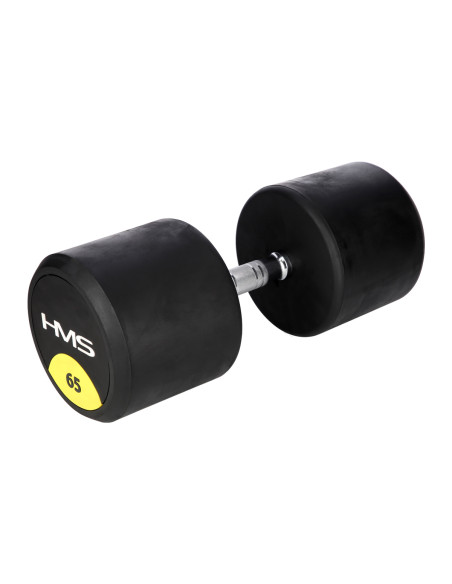 PRO 65 KG RUNDHANTEL MIT GUMMIUMMANTELUNG HMS