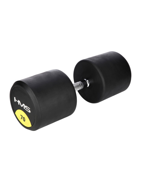 PRO 70 KG RUNDHANTEL MIT GUMMIUMMANTELUNG HMS