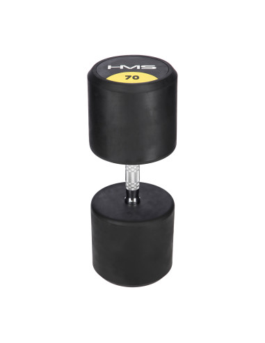PRO 70 KG RUNDHANTEL MIT GUMMIUMMANTELUNG HMS
