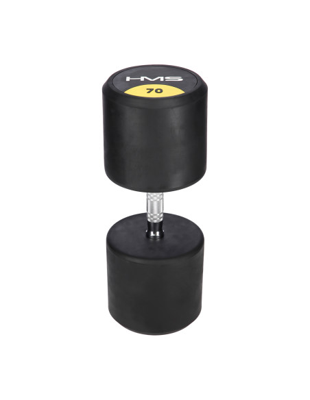 PRO 70 KG RUNDHANTEL MIT GUMMIUMMANTELUNG HMS
