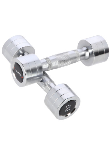 KURZHANTELN VERCHROMT (2 Stk.) HMS