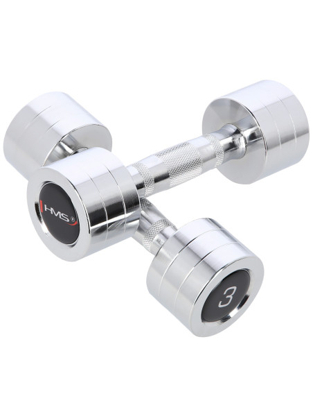 KURZHANTELN VERCHROMT (2 Stk.) HMS