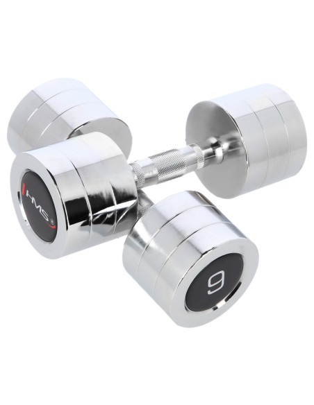 KURZHANTELN VERCHROMT (2 Stk.) HMS