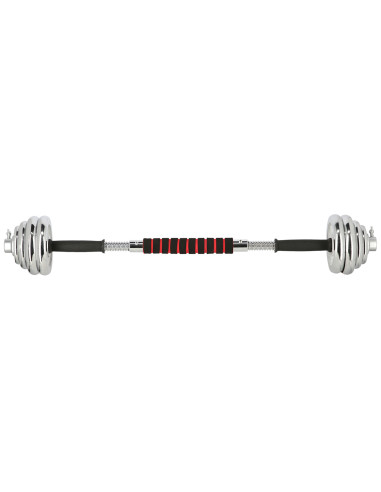 VERSTELLBARE CHROM HANTELN IM KOFFER 20KG HMS