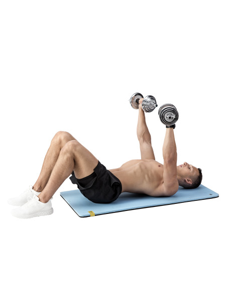 VERSTELLBARE CHROM HANTELN IM KOFFER 20KG HMS