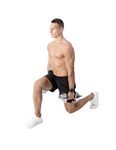 VERSTELLBARE CHROM HANTELN IM KOFFER 20KG HMS