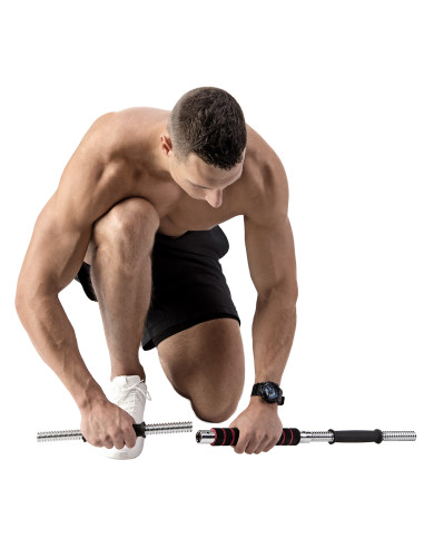 VERSTELLBARE CHROM HANTELN IM KOFFER 20KG HMS