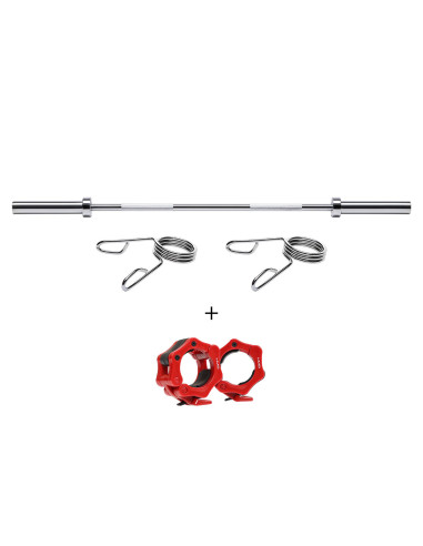 OLYMPISCHE LANGHANTELSTANGE 13.5 KG 1500MM + ZG1000 HMS PREMIUM