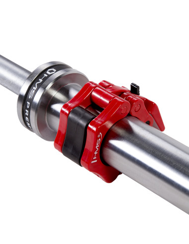 OLYMPISCHE LANGHANTELSTANGE 20 KG 2200 MM HMS PREMIUM + ZG1000R VERSCHLÜSSE LOCK