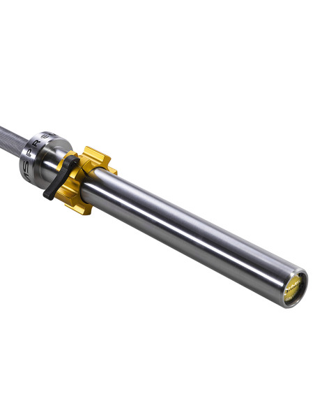 20 KG 2200 MM OLYMPISCHE LANGHANTELSTANGE HMS PREMIUM + ZG1500 GOLDEN VERSCHLÜSSE LOCK JAW