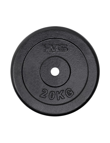 HANTELSCHEIBE SCHWARZ 20 KG HMS