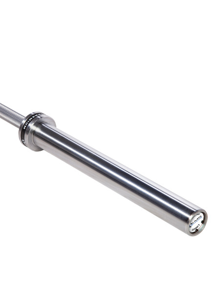 20 KG 2200 MM OLYMPISCHE LANGHANTELSTANGE HMS PREMIUM + ZG1500 SILVER VERSCHLÜSSE LOCK JAW (2 STK.)