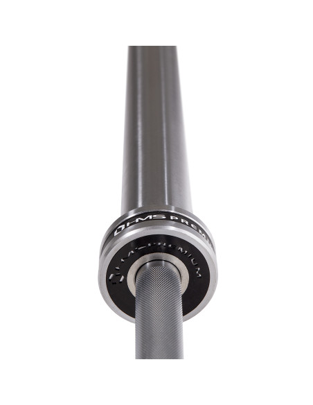 20 KG 2200 MM OLYMPISCHE LANGHANTELSTANGE HMS PREMIUM + ZG1500 SILVER VERSCHLÜSSE LOCK JAW (2 STK.)