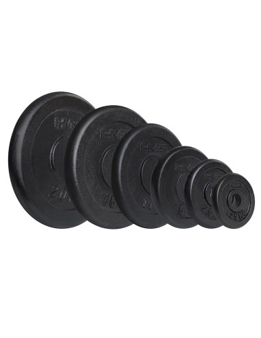 HANTELSCHEIBE SCHWARZ 20 KG HMS